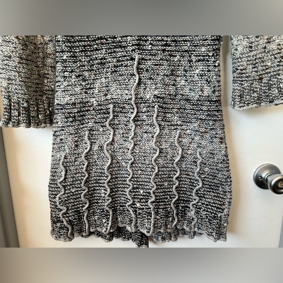 Bcbg maxazria alpaca mohair blend knit hooded cardigan sweater. Size S - Picture 9 of 13